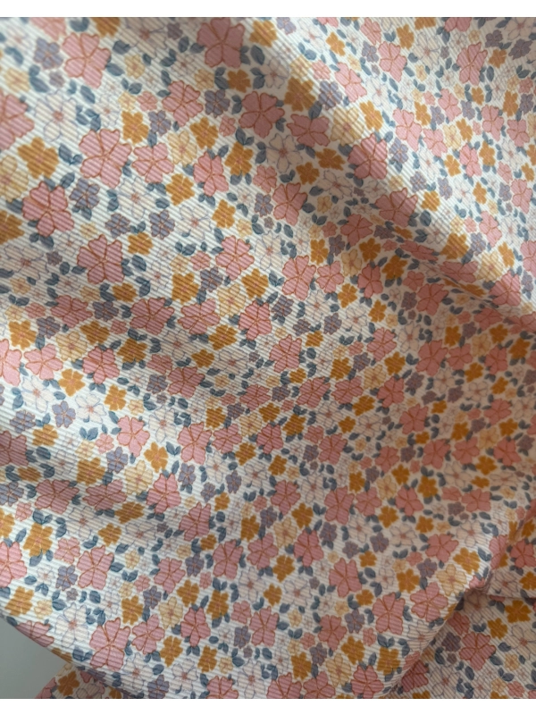 Komplet czapka i komin - Picolli fiori - przedsprzedaż